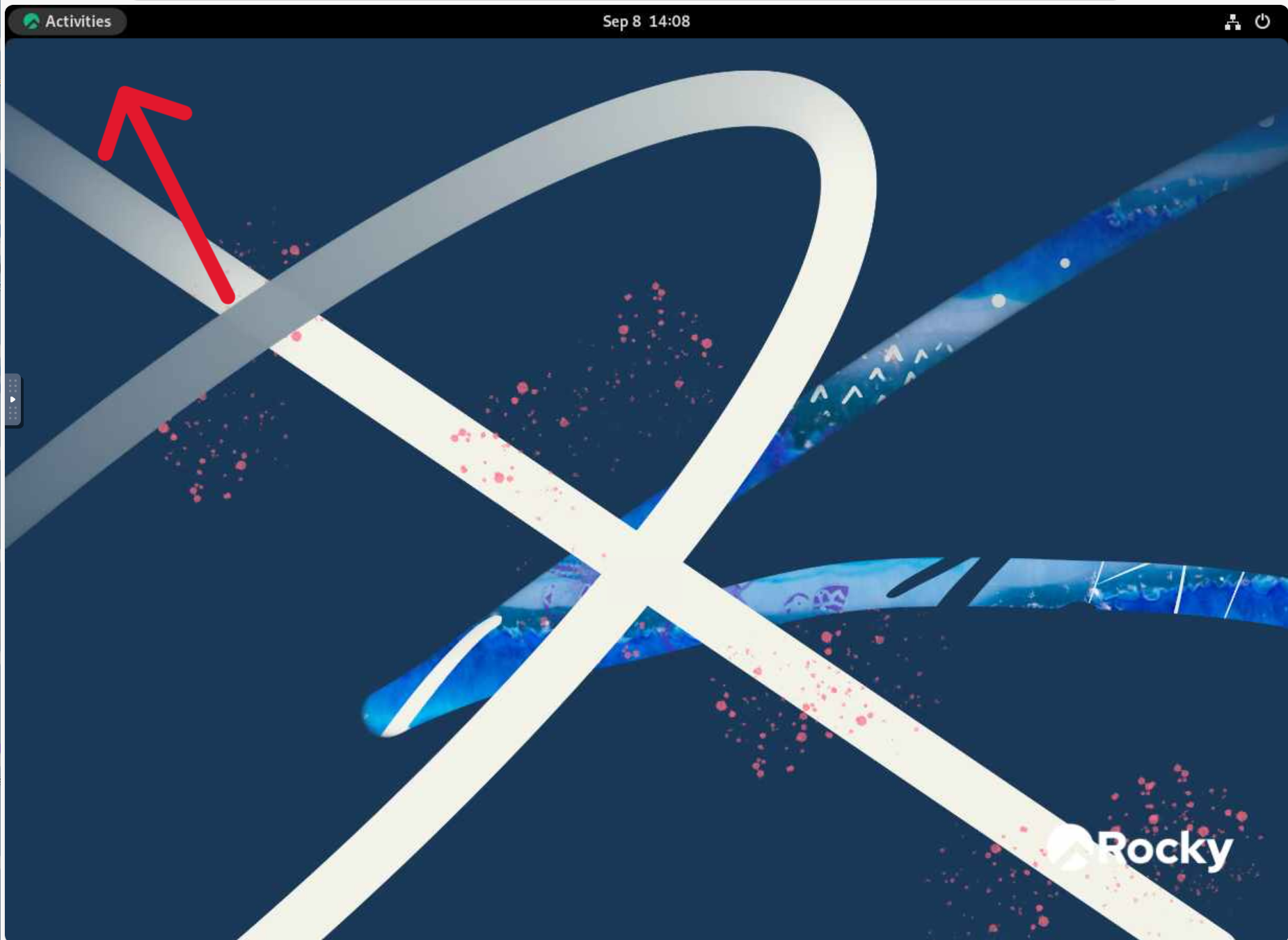 GNOME - HPC Desktop Activities button