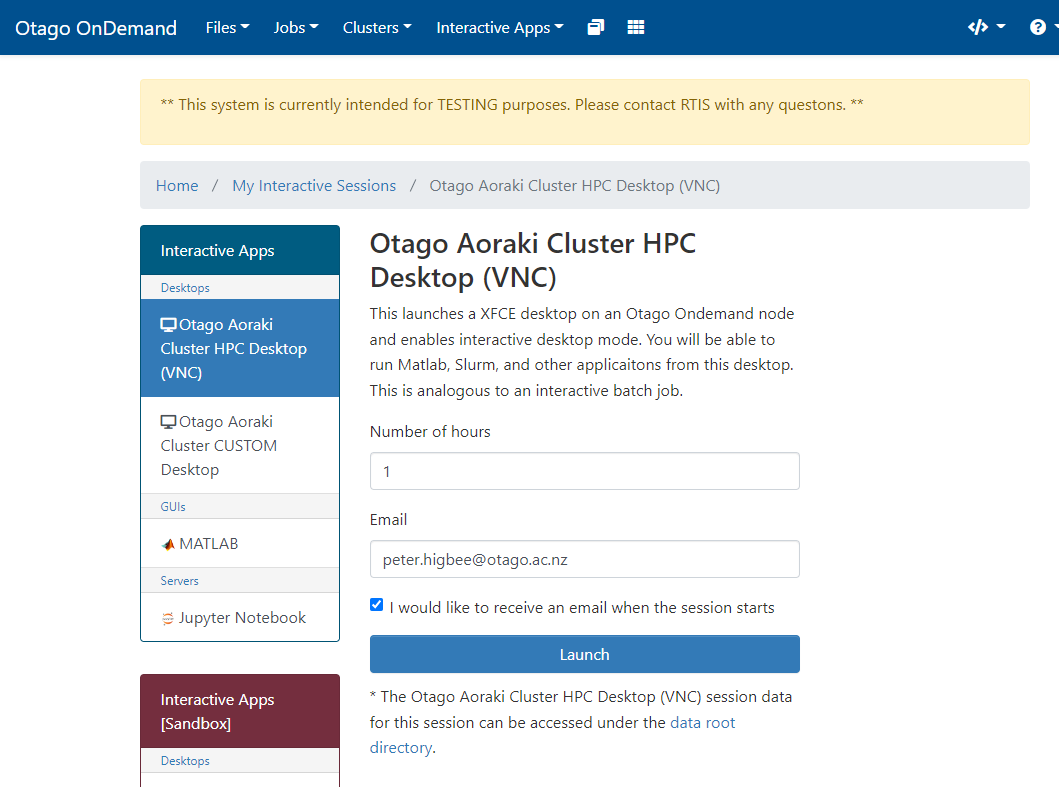 Open OnDemand Files App